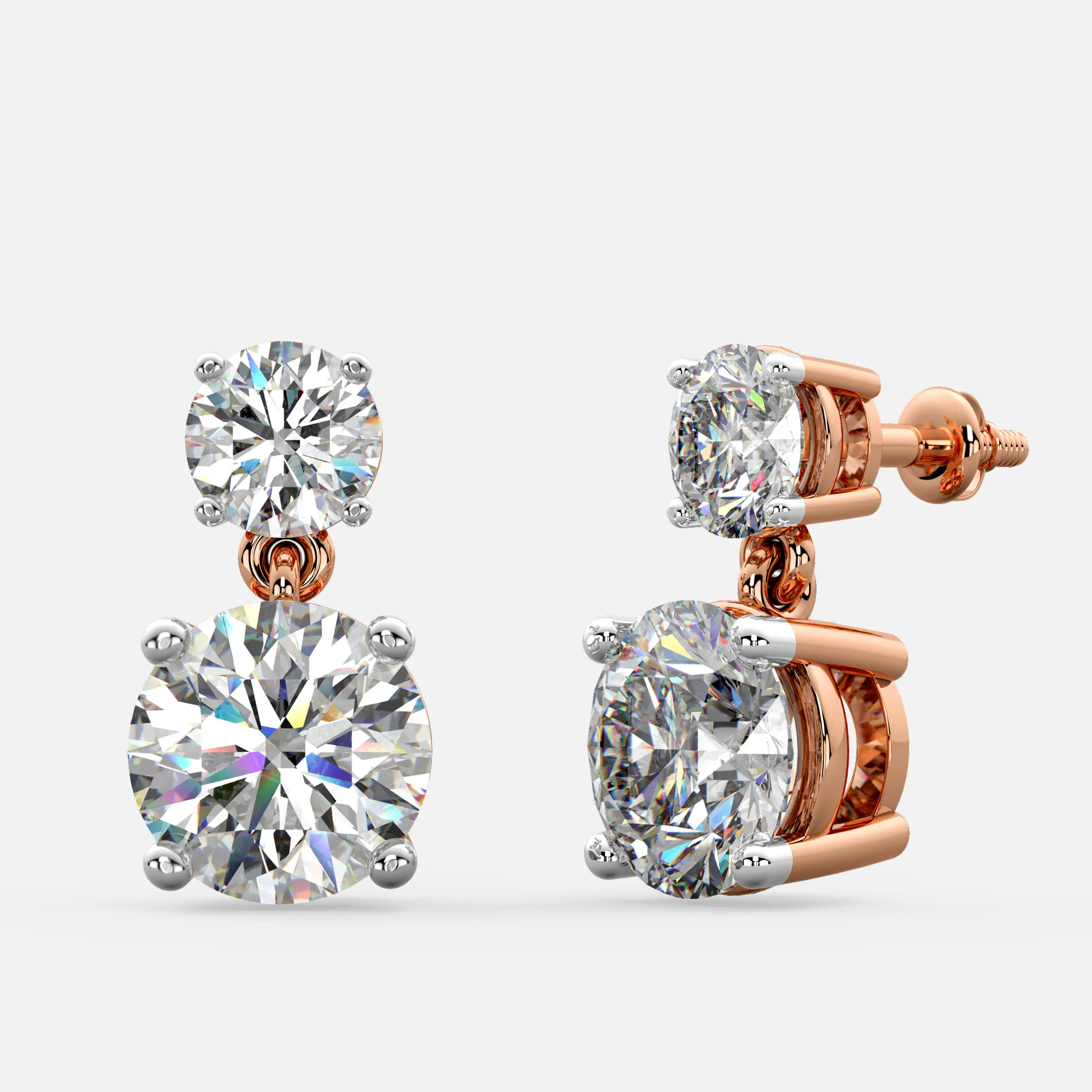 Aurora Dual Spark Earrings