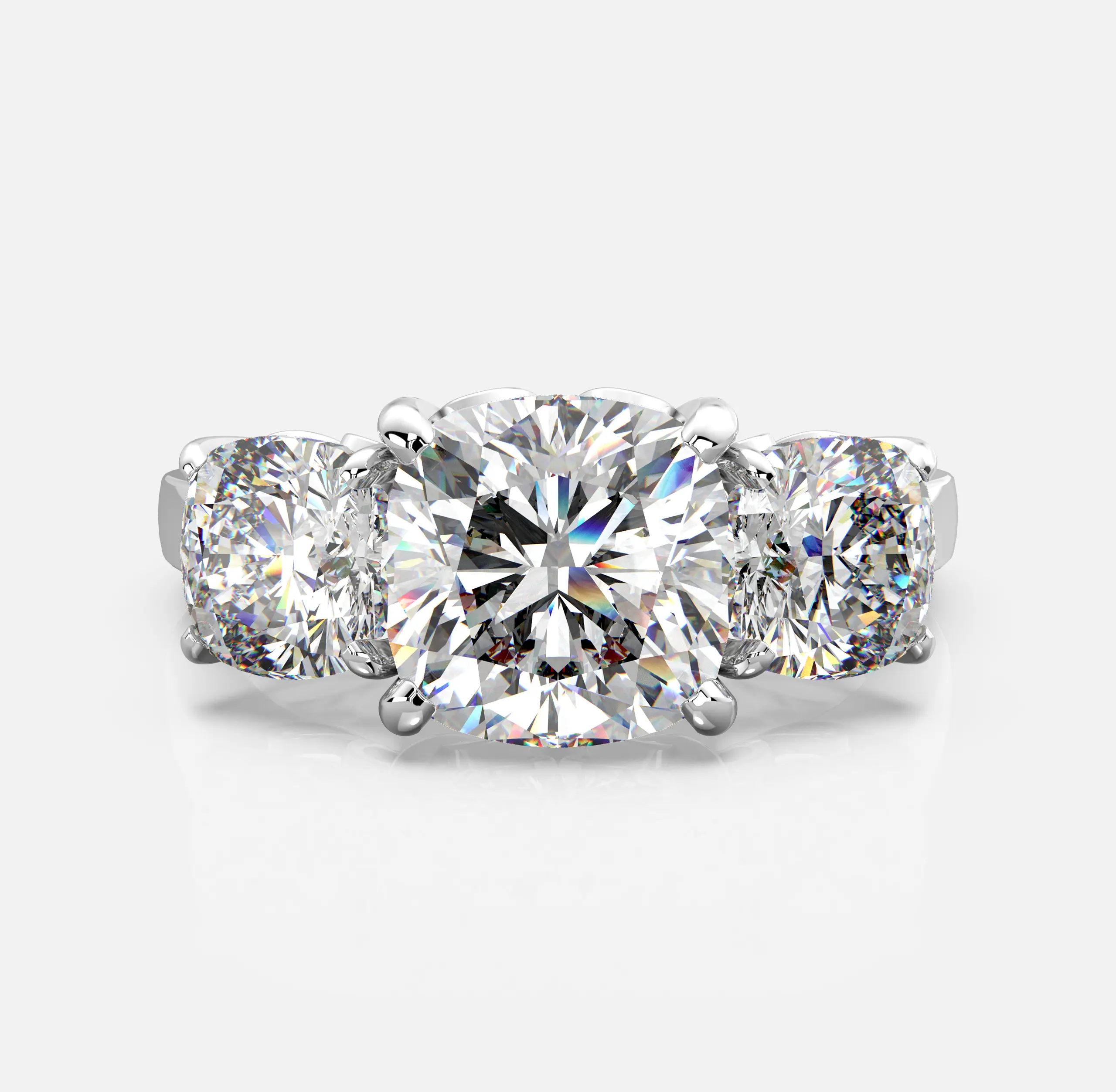 Elegant Trio Diamond Ring